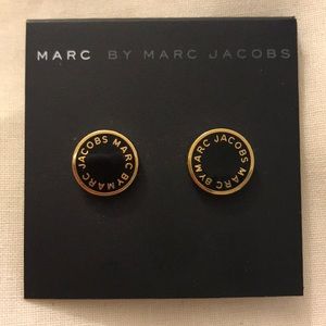NWOT Marc Jacobs Logo Stud Earrings
